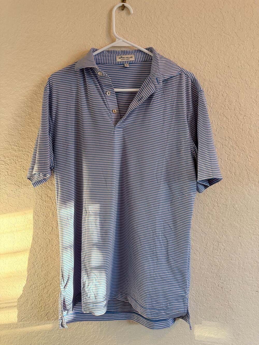 Peter Millar Men’s Small Striped Polo